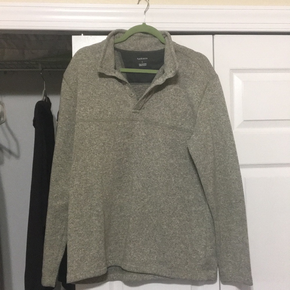 Van Heusen sweater half button